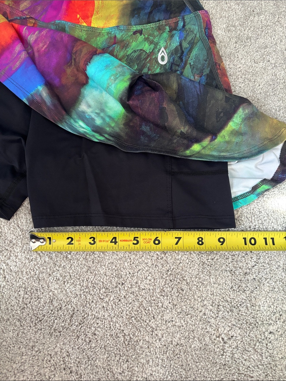 Dona Jo Multi Color Athletic Skirt Skort - Picture 11 of 11